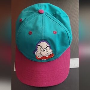 Disney snow-white Grumpy dwarfs hat retro vintage Y2K